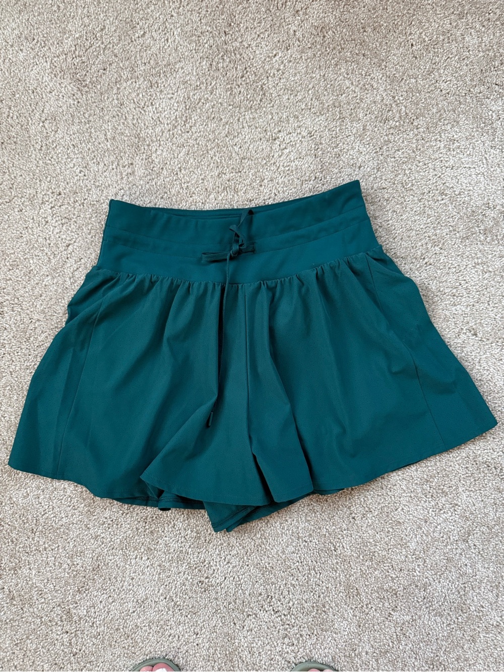 CALIA Women's Knit Waistband Performance 2-in-1 Shorts.
